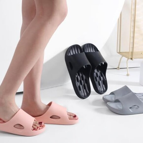 Mens Womens Waterproof Shower Shoes Non Slip Fast Dry Spa Pool Indoor - Picture 6 of 6